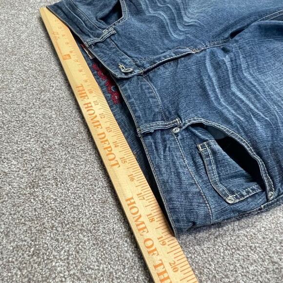 y2k vtg grunge festival boho streetwear Bongo Flare jeans sz 15 cowgirl rodeo - Picture 9 of 12